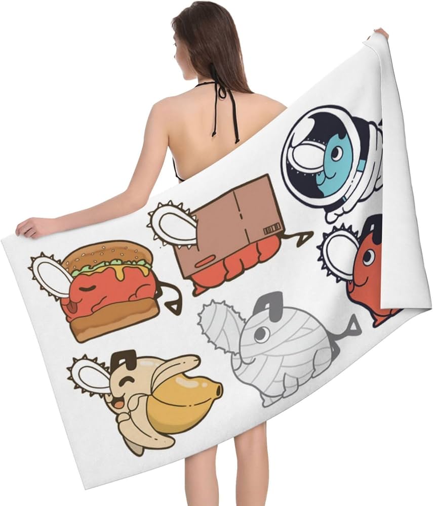 Amazon｜チェンソーマン ポチタ フェイスタオルタオル バスタオル の